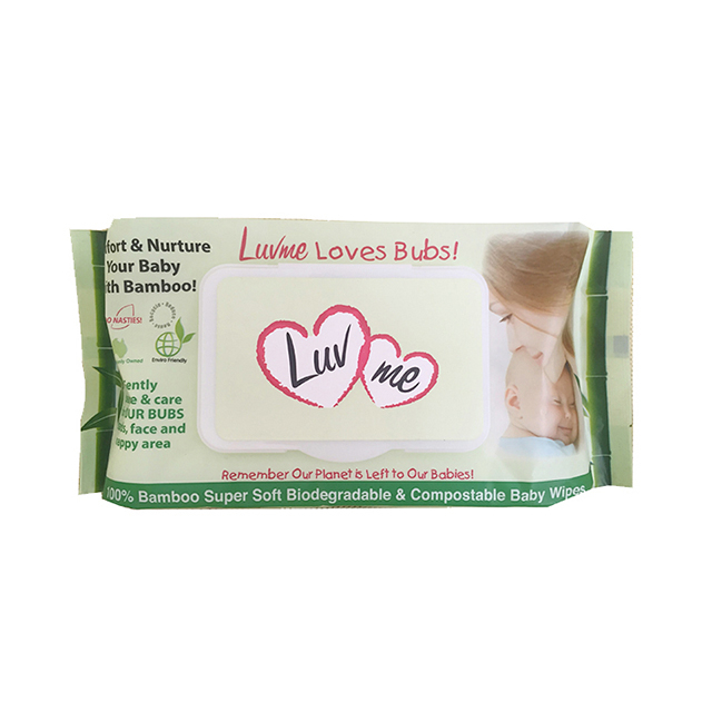 Bébé essuie un chiffon 100% bambou, 100% biodégradable