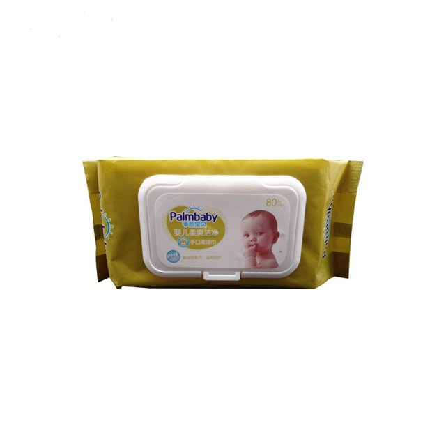 Lingettes humides ultra compactes pour bébé, main et bouche de bébé d'OEM